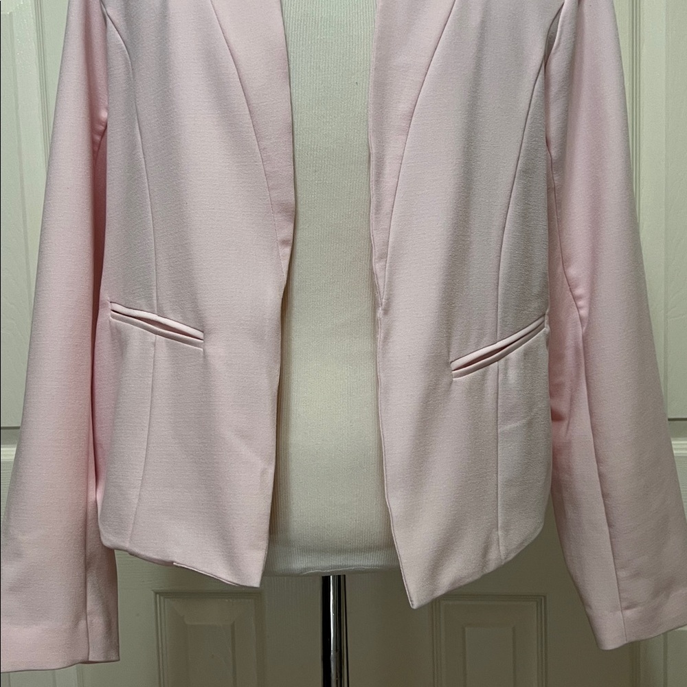 Torrid Light Pink Women's Blazer Open Sz 2 - Picture 3 of 11
